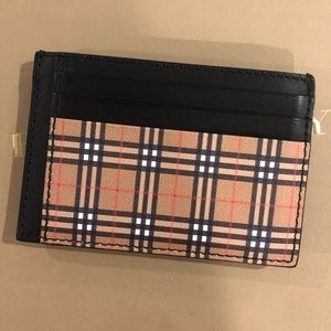 Men’s Burberry Money Clip Wallet